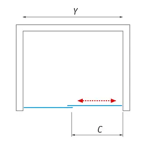 Дверь в нишу 1300мм прозрачное стекло Roltechnik Ambient Line AMD2/1300 620-1300000-00-02 Дверь в нишу 1300мм прозрачное стекло Roltechnik Ambient Line AMD2/1300 620-1300000-00-02, 4