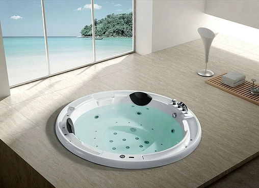 Ванна акриловая с гидромассажем Gemy 206x206 G9263 K