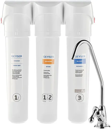 Фильтр под мойку для жесткой воды Гейзер Смарт 11058