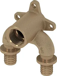 Водорозетка аксиальная проходная 16мм x ½"в x 16мм TECEflex 708625 Водорозетка аксиальная проходная 16мм x ½"в x 16мм TECEflex 708625, 1