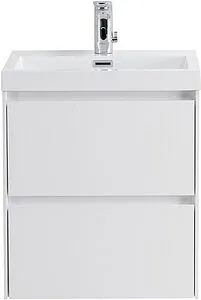 Тумба-умывальник подвесная BelBagno PIETRA MINI 50 Bianco Lucido PIETRA MINI-500-2C-SO-BL+BB-500-PM-LVB Тумба-умывальник подвесная BelBagno PIETRA MINI 50 Bianco Lucido PIETRA MINI-500-2C-SO-BL+BB-500-PM-LVB, 1