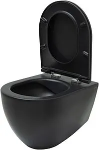Унитаз подвесной безободковый Allen Brau Reality черный матовый 4.32006.31 Унитаз подвесной безободковый Allen Brau Reality черный матовый 4.32006.31, 5
