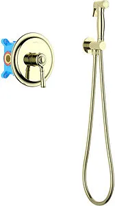 Гигиенический душ со смесителем Aquatek Классик золото AQ1519PG, 1