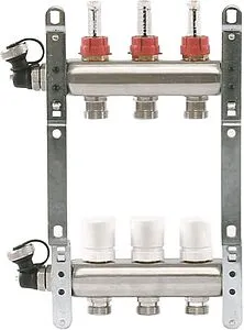 Группа коллекторная с расходомерами 3 отвода 1"в/в x ¾"ек Uni-fitt 450I4303 Группа коллекторная с расходомерами 3 отвода 1"в/в x ¾"ек Uni-fitt 450I4303, 4
