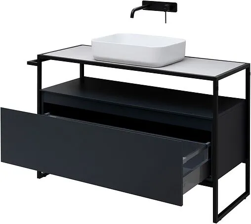 Тумба под умывальник напольная Allen Brau Priority 120 антрацит 1.31004.AM