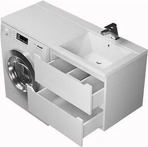 Тумба-умывальник подвесная Uperwood Tanos 120 R белый 291021002 Тумба-умывальник подвесная Uperwood Tanos 120 R белый 291021002, 3