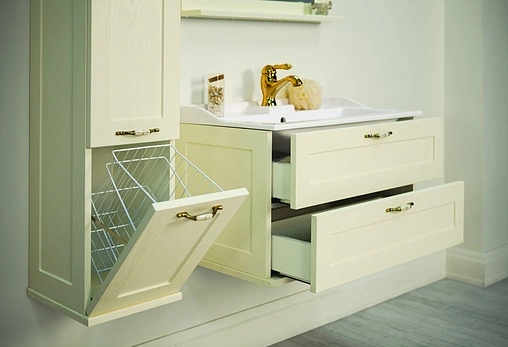 Тумба-умывальник подвесная Aquaton Леон 80 дуб белый 1A1863K0LBPS0