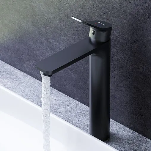 Смеситель для раковины Am.Pm X-Joy чёрный матовый F85A92022 Смеситель для раковины Am.Pm X-Joy чёрный матовый F85A92022