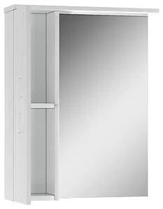 Шкаф-зеркало Айсберг Лилия 55 L белый DA2006HZ, 3