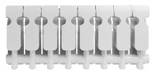 Радиатор алюминиевый 8 секций Rommer Plus 200 RAL-3210-020008, 3