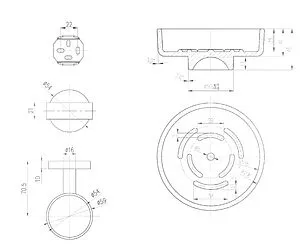 Мыльница Villeroy&Boch Elements-Tender хром TVA15101900061 Мыльница Villeroy&Boch Elements-Tender хром TVA15101900061, 2