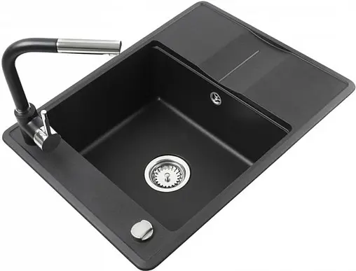 Мойка кухонная Teka Estela 50 S-TQ черный металлик 40148090