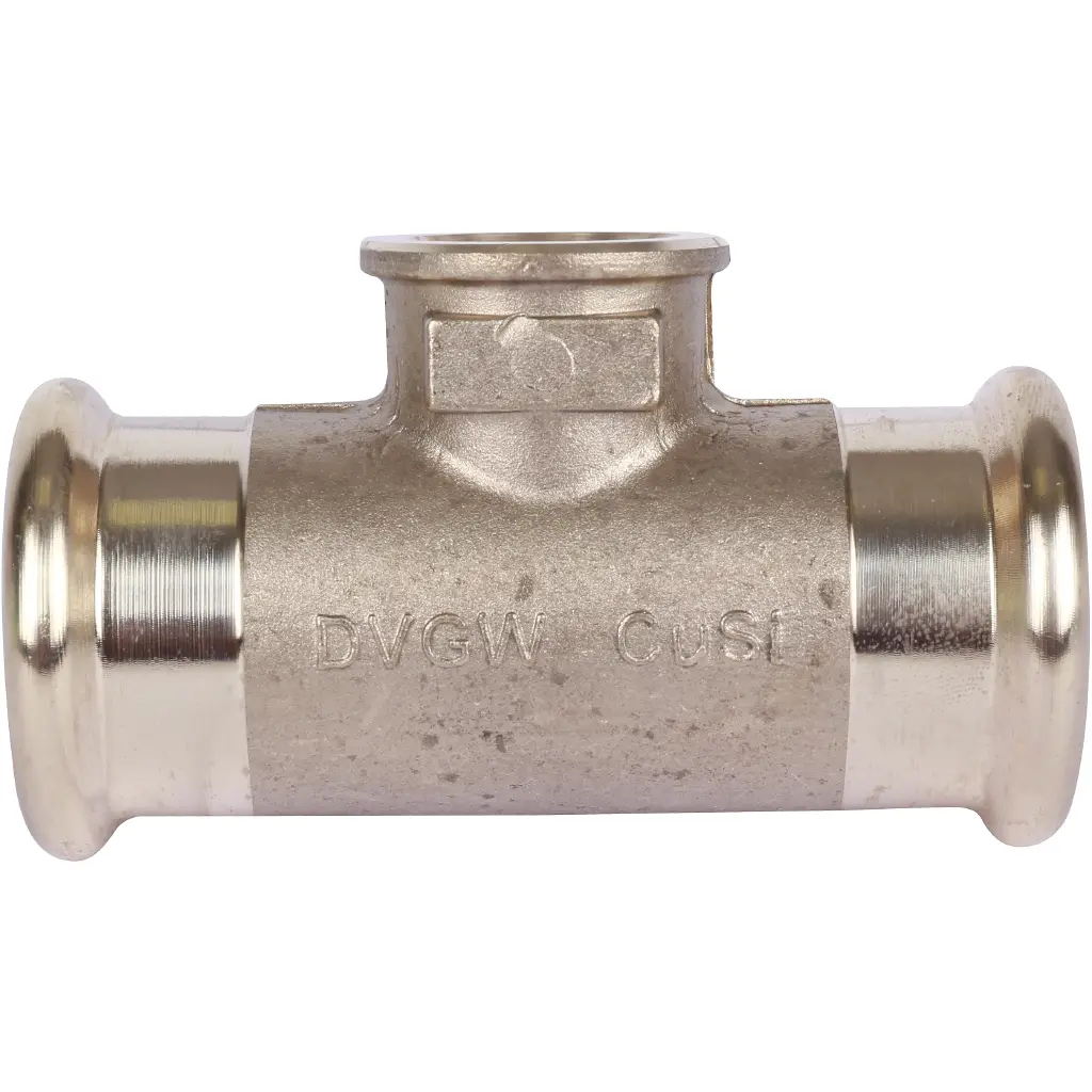 Тройник пресс переходной 28мм x ½"в x 28мм Sanha 8130G 181302812 Тройник пресс переходной 28мм x ½"в x 28мм Sanha 8130G 181302812, 2