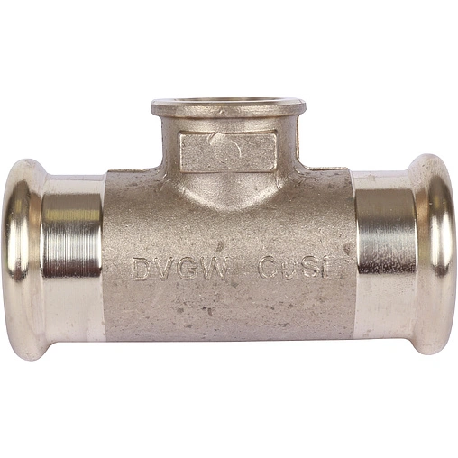 Тройник пресс переходной 28мм x ½"в x 28мм Sanha 8130G 181302812