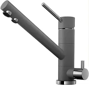 Смеситель для кухни с подключением к фильтру Omoikiri Tonami-PL платина/хром 4994062 Смеситель для кухни с подключением к фильтру Omoikiri Tonami-PL платина/хром 4994062, 1