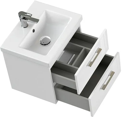 Тумба-умывальник подвесная Cersanit Lara 50 белый 64131+