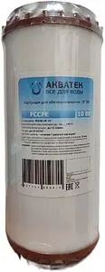 Обезжелезивающий картридж Big Blue 10" Aquatech AT-FCCFE10BB Обезжелезивающий картридж Big Blue 10" Aquatech AT-FCCFE10BB, 2