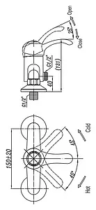 Смеситель для душа Cezares Lira золото LIRA-DM-03 Смеситель для душа Cezares Lira золото LIRA-DM-03, 2