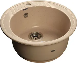 Мойка кухонная GranFest Rondo R-520 бежевый Мойка кухонная GranFest Rondo R-520 бежевый, 1