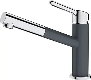 Смеситель для кухни с выдвижным изливом Franke Orbit графит/хром 115.0623.134, 1