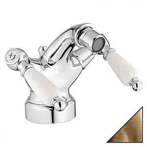 Смеситель для биде Fiore Coloniale бронза/белый 02ZZ0632 Смеситель для биде Fiore Coloniale бронза/белый 02ZZ0632, 1