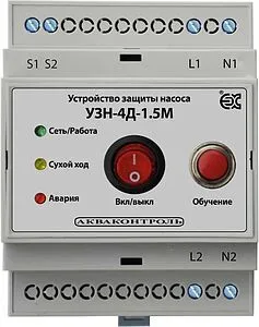 Устройство защиты насоса Extra Акваконтроль УЗН-4Д-1.5М 6336002430, 1