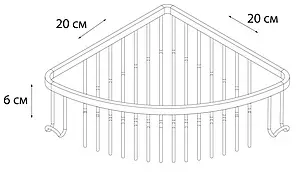 Полка Fixsen бронза FX-858-1, 3