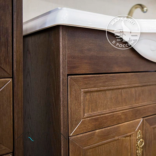 Тумба-умывальник напольная Aquaton Идель 105 дуб шоколадный 1A1978K1IDM80