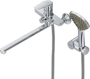 Смеситель для ванны с длинным изливом Am.Pm Gem хром F90A95000 Смеситель для ванны с длинным изливом Am.Pm Gem хром F90A95000, 1