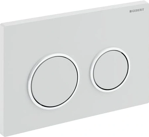 Комплект 5 в 1 Geberit iCon №3 500.060.TC.I с кнопкой Omega 20 115.085.KJ.1 белый глянцевый