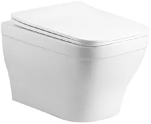 Унитаз подвесной безободковый Aquatek Амадео белый AQ1180-00, 1