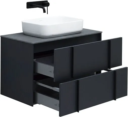 Тумба под умывальник подвесной Allen Brau Reality 80 антрацит 1.32005.AM