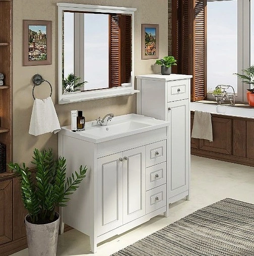 Зеркало Comforty Тбилиси 90 белый 00003132632CF