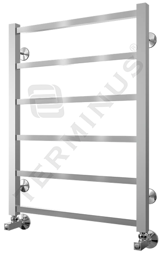 Полотенцесушитель водяной лесенка Terminus Контур П6 500х700 полированная сталь 4620768886751
