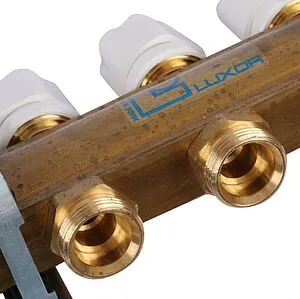 Группа коллекторная без расходомеров 7 отводов 1&quot;в/в x ¾&quot;ек Luxor CD 468/7 15552707, 5