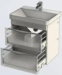 Тумба-умывальник Aquanet Орлеан 60 белый 00183081+00182311 Тумба-умывальник Aquanet Орлеан 60 белый 00183081+00182311, 4