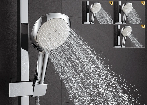 Душевая система со смесителем для ванны D&amp;K Berlin.Freie хром DA1433701A01