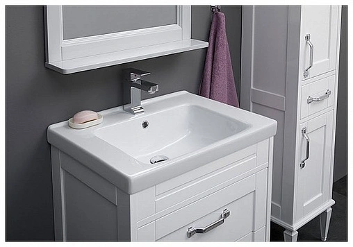 Шкаф-пенал Aquanet Денвер 36 R белый 00199214