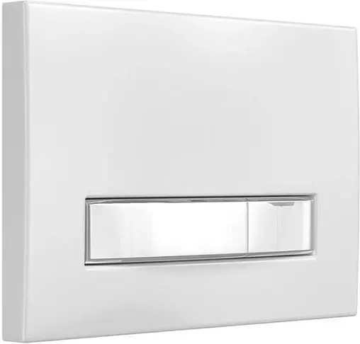 Инсталляция для подвесного унитаза Set 4 в 1 BERGES Atom 410 040341 кнопки/хром глянцевый, панель/белый глянцевый