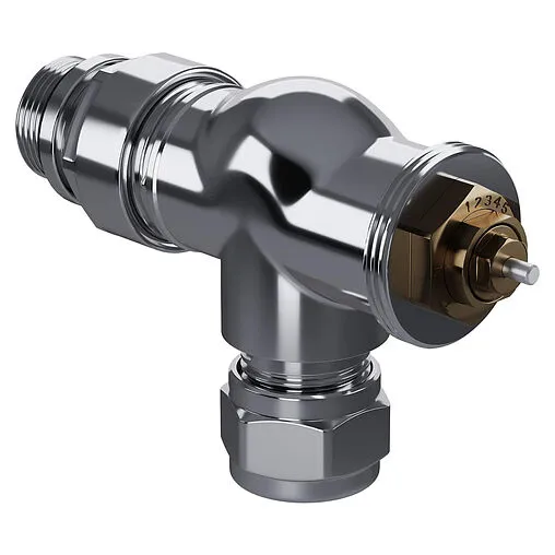 Комплект вентилей терморегулирующих осевых 15x1.0 x ½"н Royal Thermo Design Pro хром RATVXO11215CH Комплект вентилей терморегулирующих осевых 15x1.0 x ½"н Royal Thermo Design Pro хром RATVXO11215CH