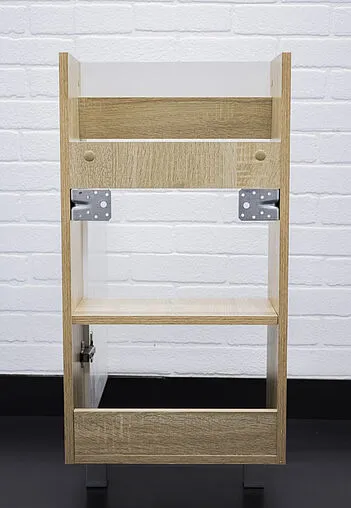 Тумба-умывальник напольная Айсберг Мечта 40 белый/дуб сонома DM2311T+4607152362107