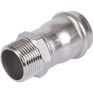 Муфта пресс переходная 35мм x 1"н Sanha NiroSan 9243G 69243G351 Муфта пресс переходная 35мм x 1"н Sanha NiroSan 9243G 69243G351, 2