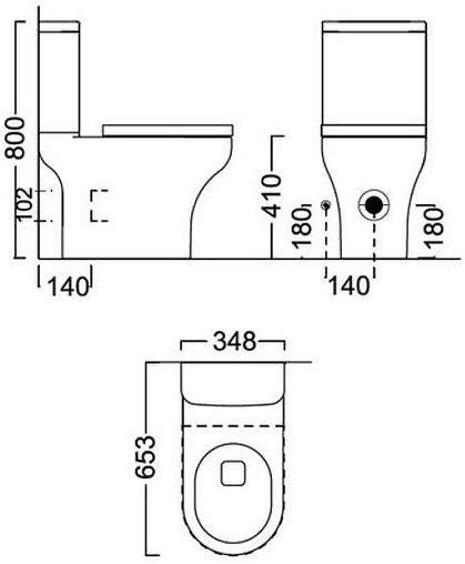 Бачок для унитаза Kerama Marazzi Buongiorno белый BG.cis.01