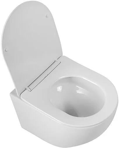 Унитаз подвесной безободковый BelBagno Sfera-R Tornado белый BB046CH-TOR/SC