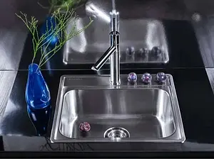 Мойка кухонная Omoikiri Ashi 56-IN нержавеющая сталь 4993449 Мойка кухонная Omoikiri Ashi 56-IN нержавеющая сталь 4993449, 4