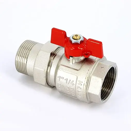 Кран шаровый с американкой 1¼&quot;в x 1¼&quot;н Uni-fitt 113T5000