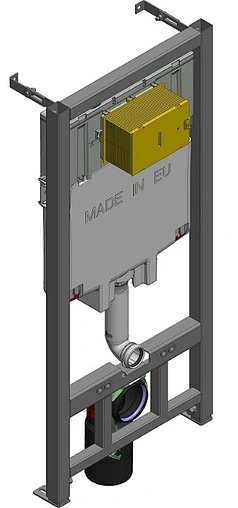 Комплект 5 в 1 Jacob Delafon Vox E21746RU-00 с кнопкой E4316-CP хром глянцевый