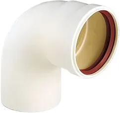 Колено для дымохода Ø 60мм ∠ 90° (PP) для конденсационных котлов Ferroli 1KWMA88W