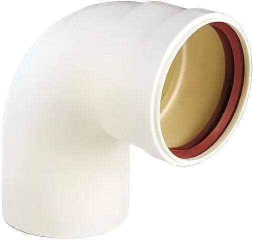 Колено для дымохода Ø 60мм ∠ 90° (PP) для конденсационных котлов Ferroli 1KWMA88W
