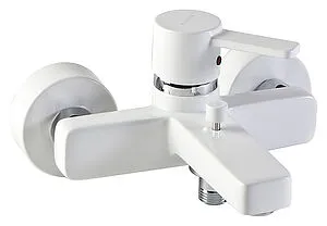 Смеситель для ванны Kludi Zenta белый/хром 386709175 Смеситель для ванны Kludi Zenta белый/хром 386709175, 3